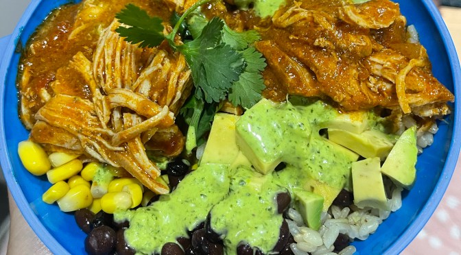 Mexican Chicken Bowl – Slow Cooker