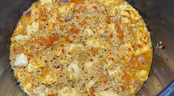 One Pot Fajita Chicken & Rice – Pressure Cooker