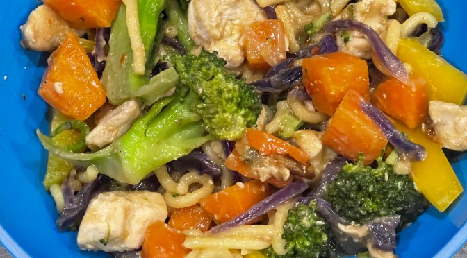 Quick Satay Chicken Stir Fry