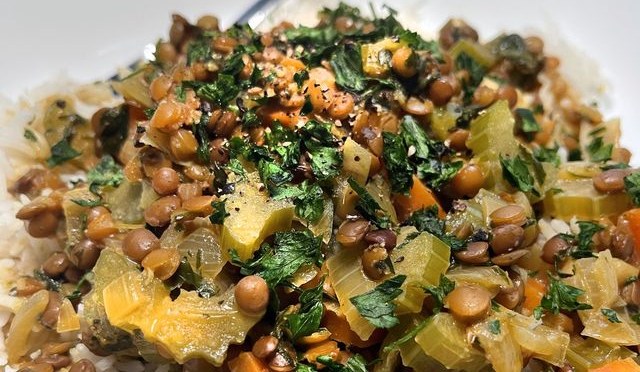 Guest Recipe – Lentil Parsley Stew